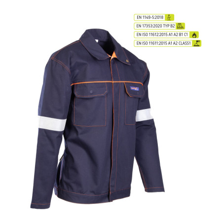 Bluza PROFFLAM ANTYSTATIC ODBLASK