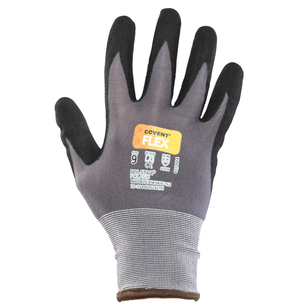 Flame retardant knitted gloves D5-52