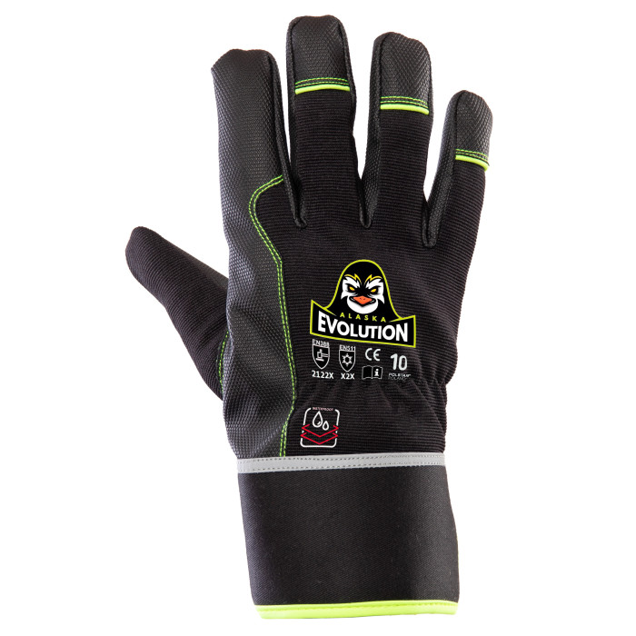 Flame retardant knitted gloves D5-52