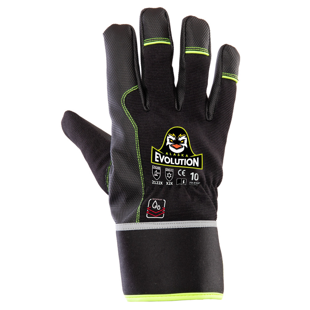 Flame retardant knitted gloves D5-52