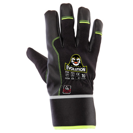 Flame retardant knitted gloves D5-52