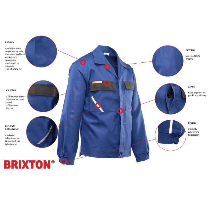 BLUZA ROBOCZA BRIXTON NATUR
