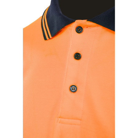 KOSZULKA POLO OSTRZEGAWCZA BRIXTON FLASH POMARAŃCZOWA POLSTAR