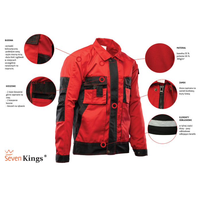 BLUZA ROBOCZA SEVEN KINGS RUBIN POLSTAR