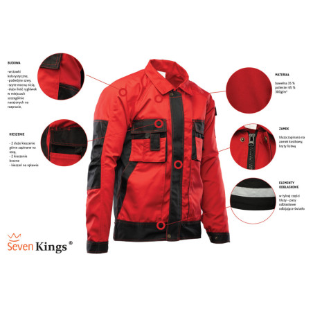 BLUZA ROBOCZA SEVEN KINGS RUBIN POLSTAR