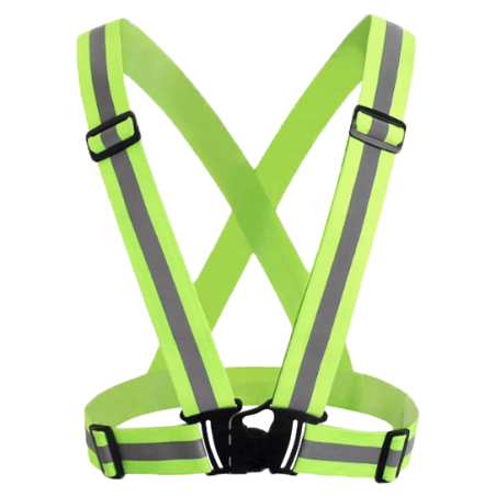 SZELKI ODBLASKOWE FLUO ZIELONE SIGMA SAFETY