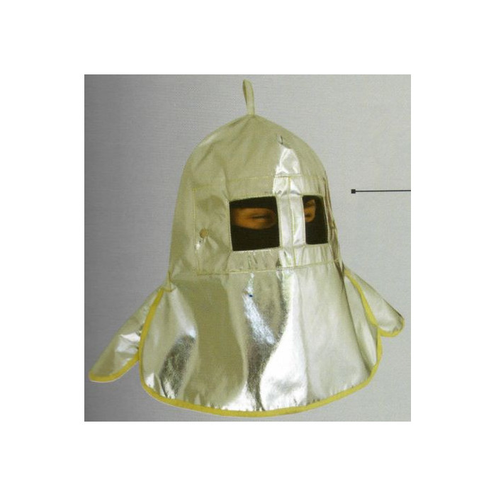 Heat resistant hood with two glasses